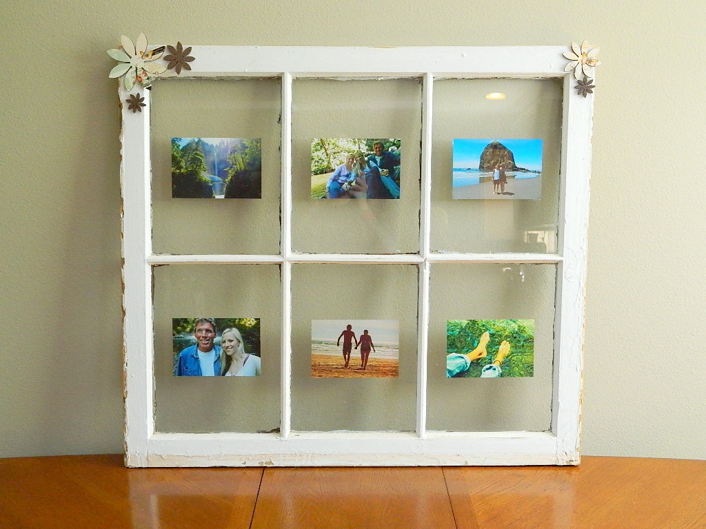 Rustic Window Picture Frame