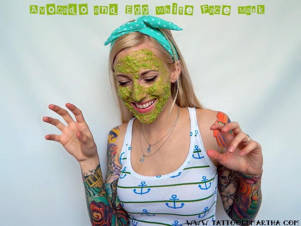 Tattooed Martha - Avocado and Egg White Face Mask (1)