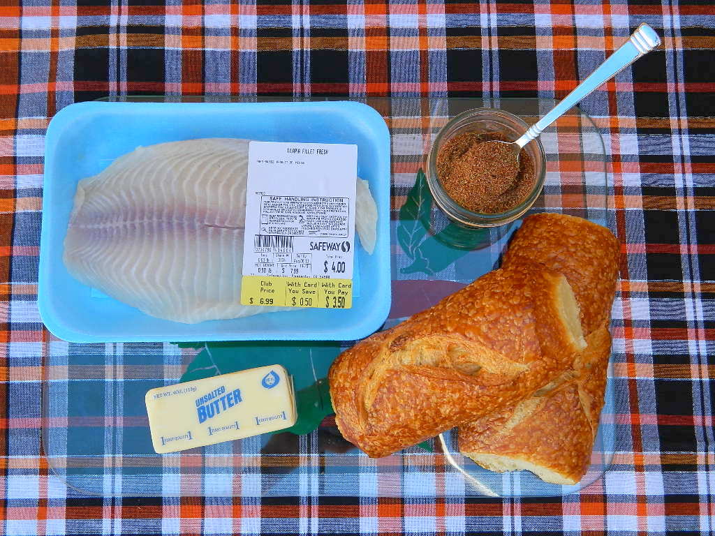 Blackened Cajun Tilapia PoBoys with Remoulade Fair Robin Revival