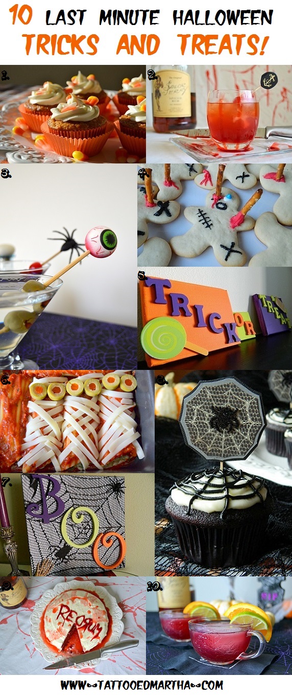 10 Last Minute Halloween Tricks and Treats!