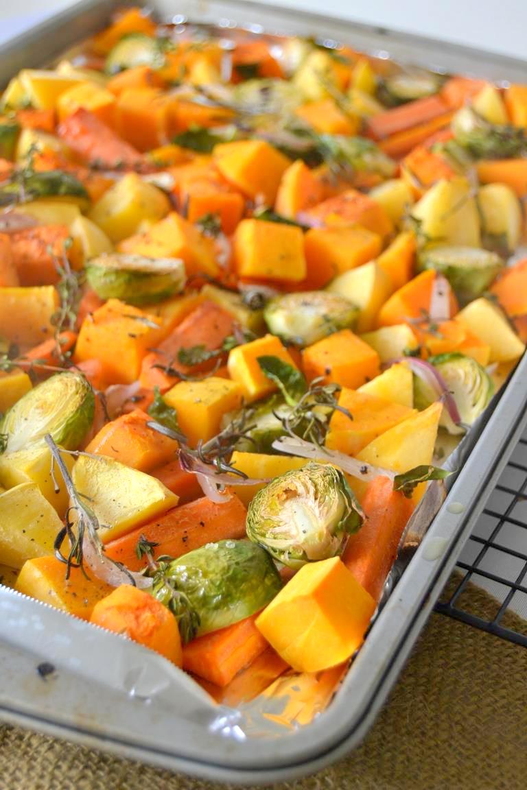 Roasted Vegetables with Red Wine Vinaigrette