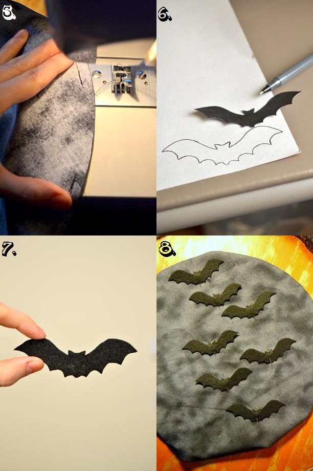 Tattooed Martha - DIY Moon and Bats Throw Pillow (3)