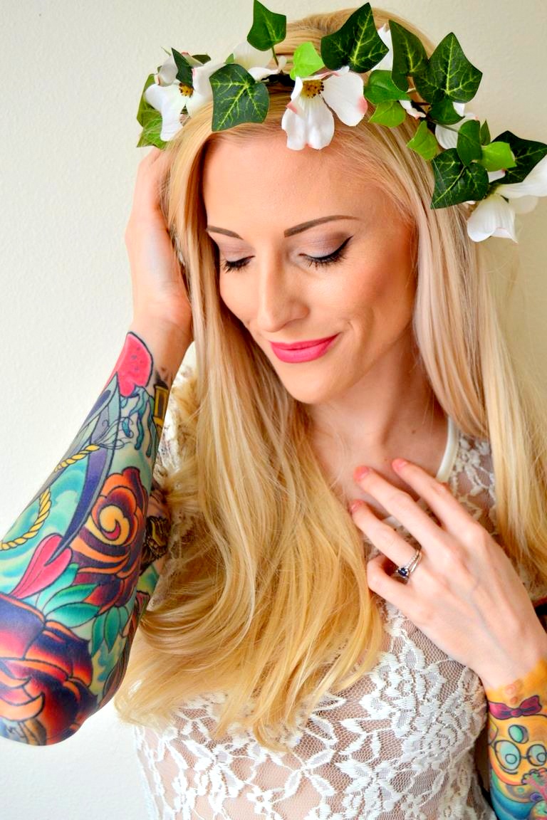 Tattooed Martha - DIY Summer Flower Crown (9)