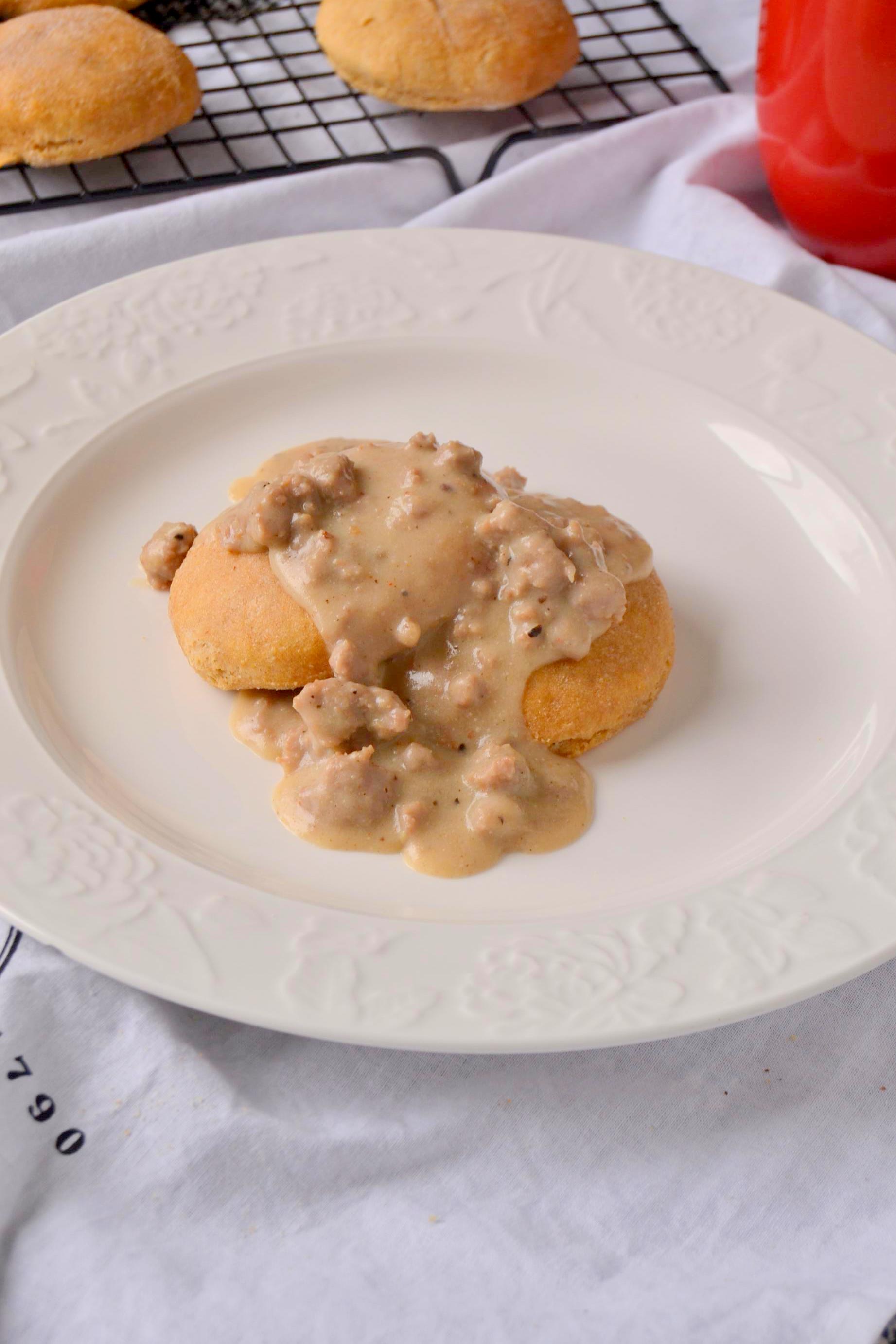 Skinny Biscuits and Gravy