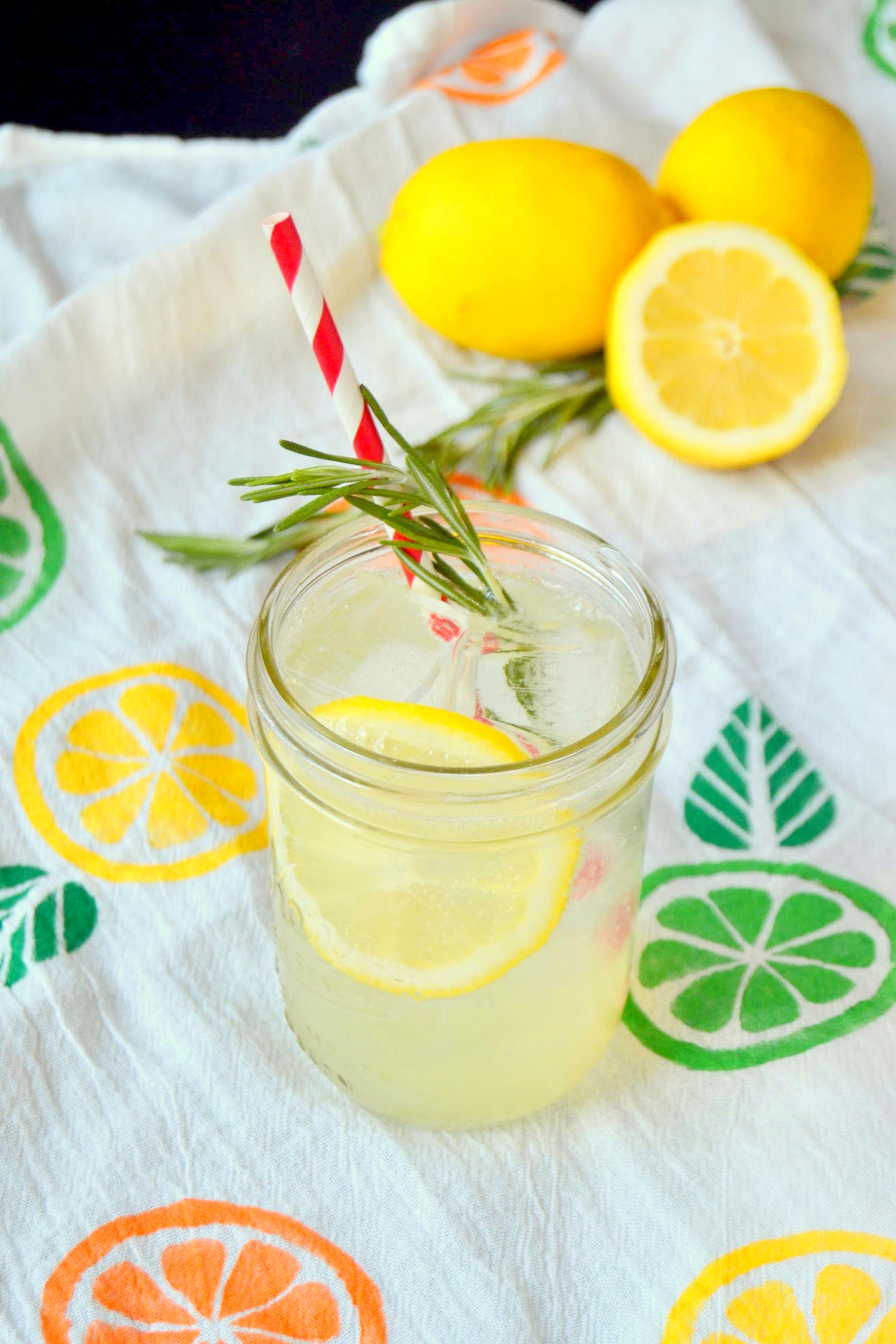 Rosemary Lemonade Gin Fizz Fair Robin Revival