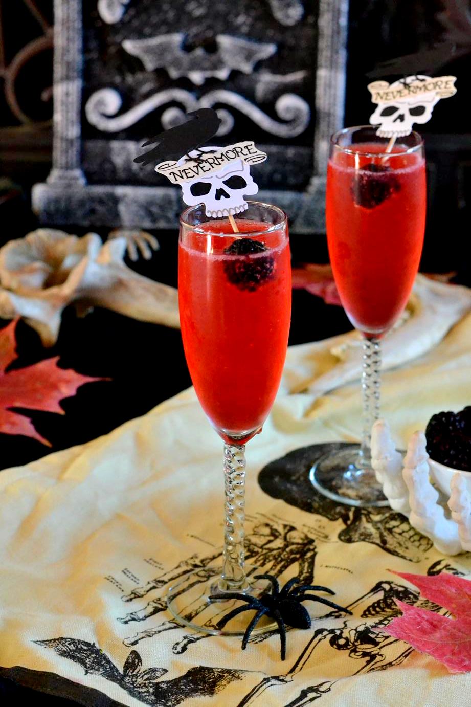 Blackberry Champagne Cemetery Sipper