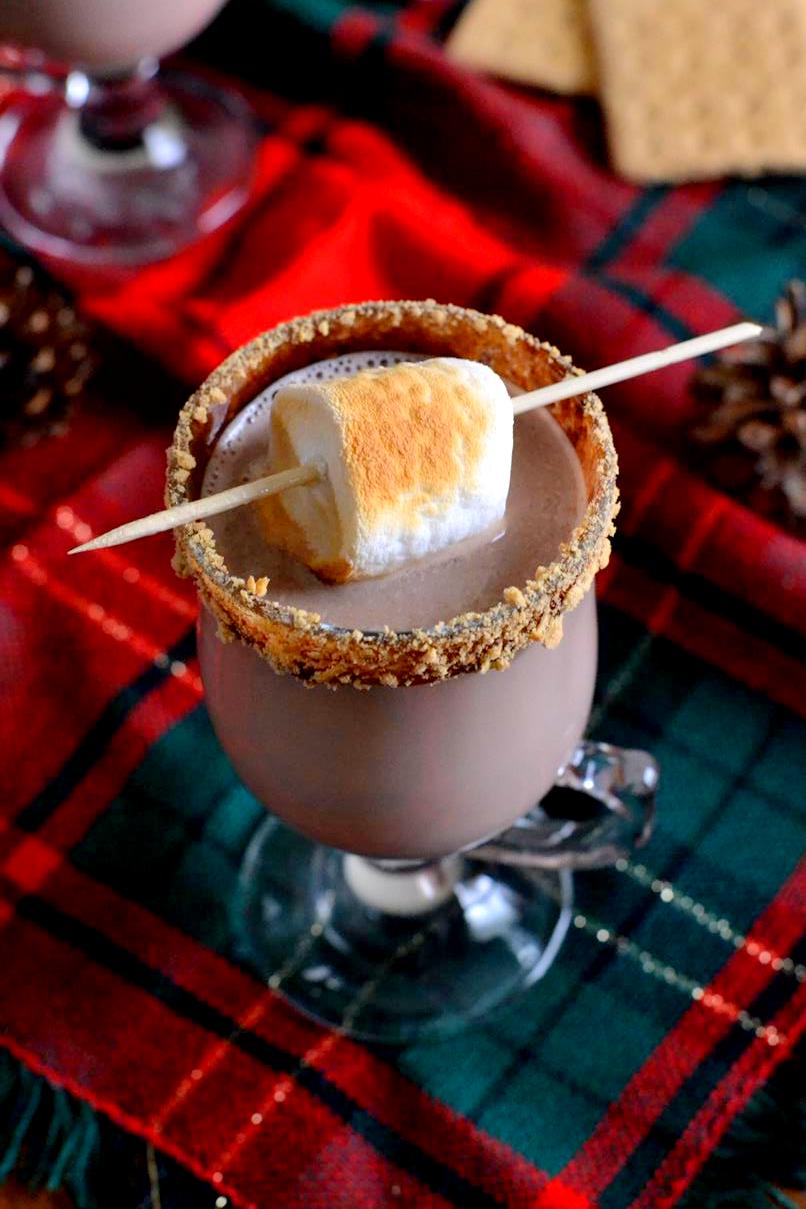 Spiked S’mores Hot Chocolate