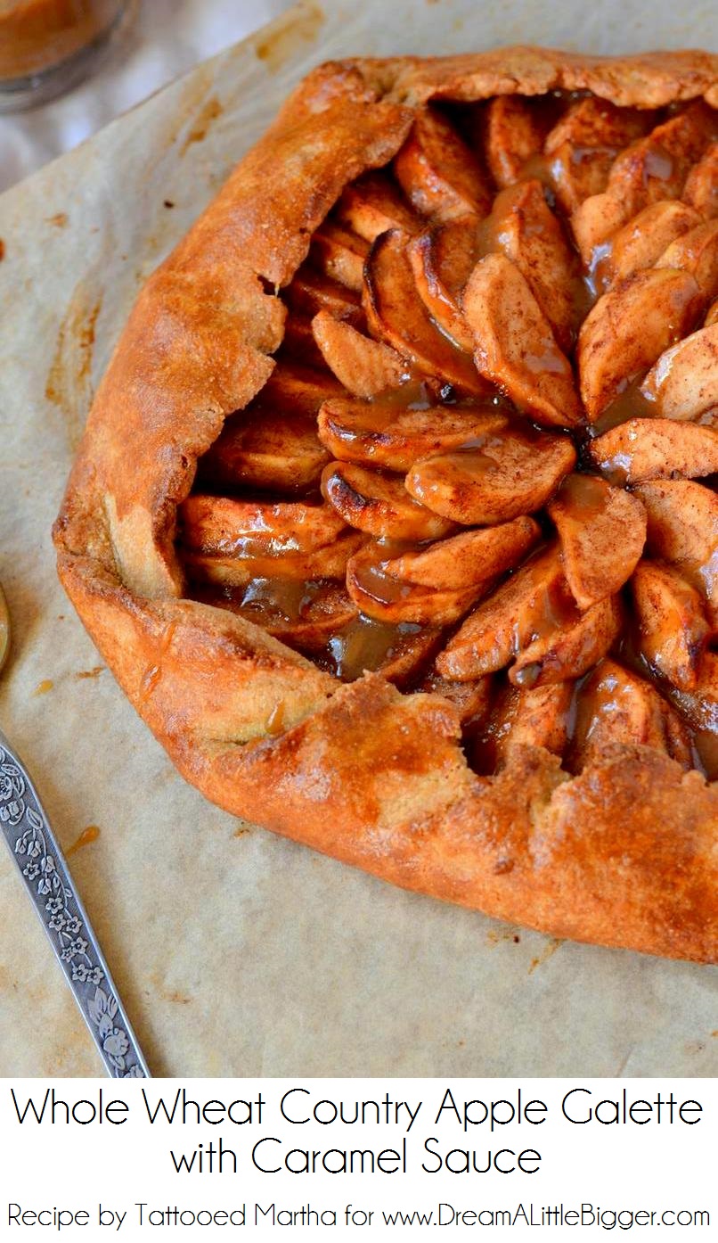 Whole Wheat Country Apple Galette at DALB
