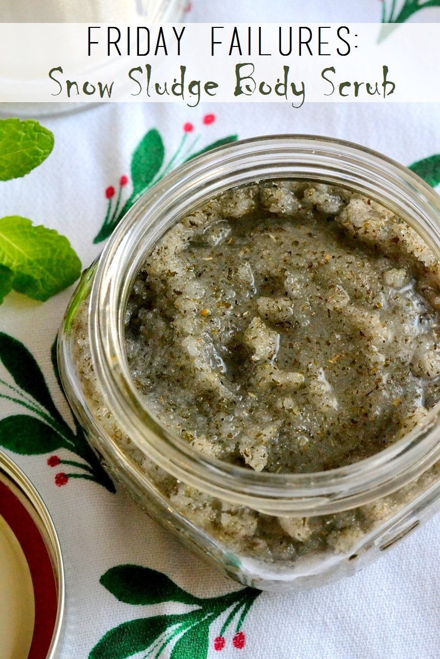 Friday Failures: Snow Sludge Body Scrub